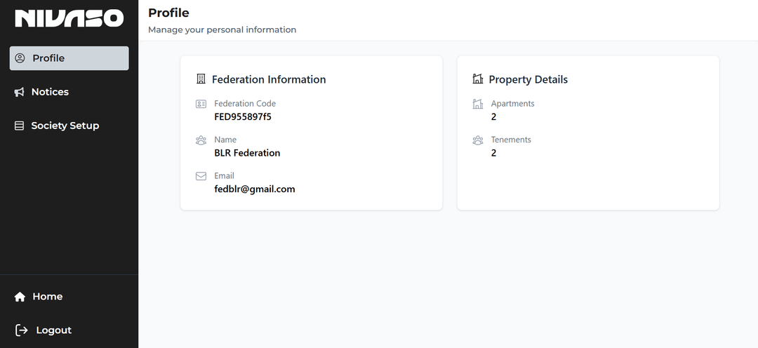 Society Management APP